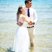 Heiraten am Strand vor Meereskulisse in Sardinien