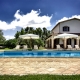 Luxusvilla Ansicht mit Pool in Nord-West Sardinien, Alghero - bei Hochzeit-Catering-Sardinien zum Bestpreis buchen